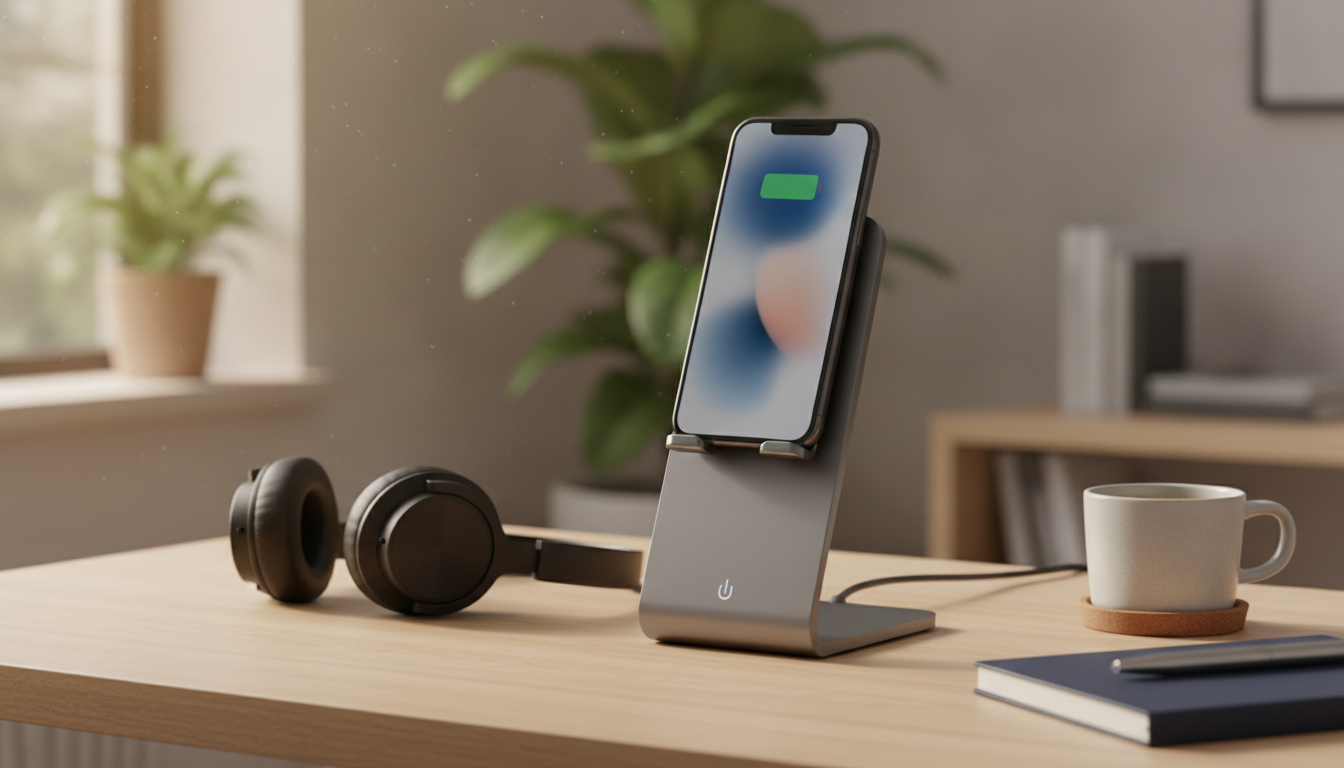 15W Magnetic iPhone Charging Stand for Everyday Docks