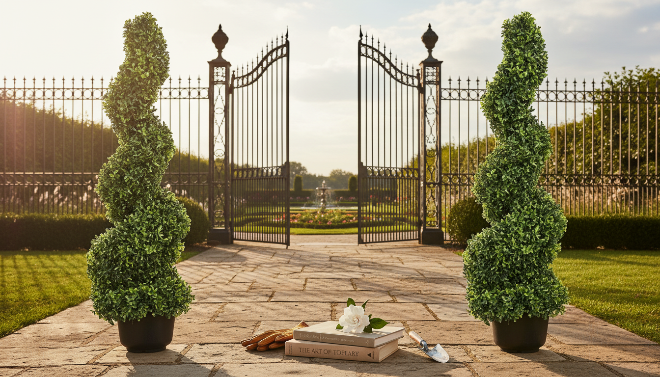 Artificial Boxwood Spiral Topiary: Styling & Care Tips