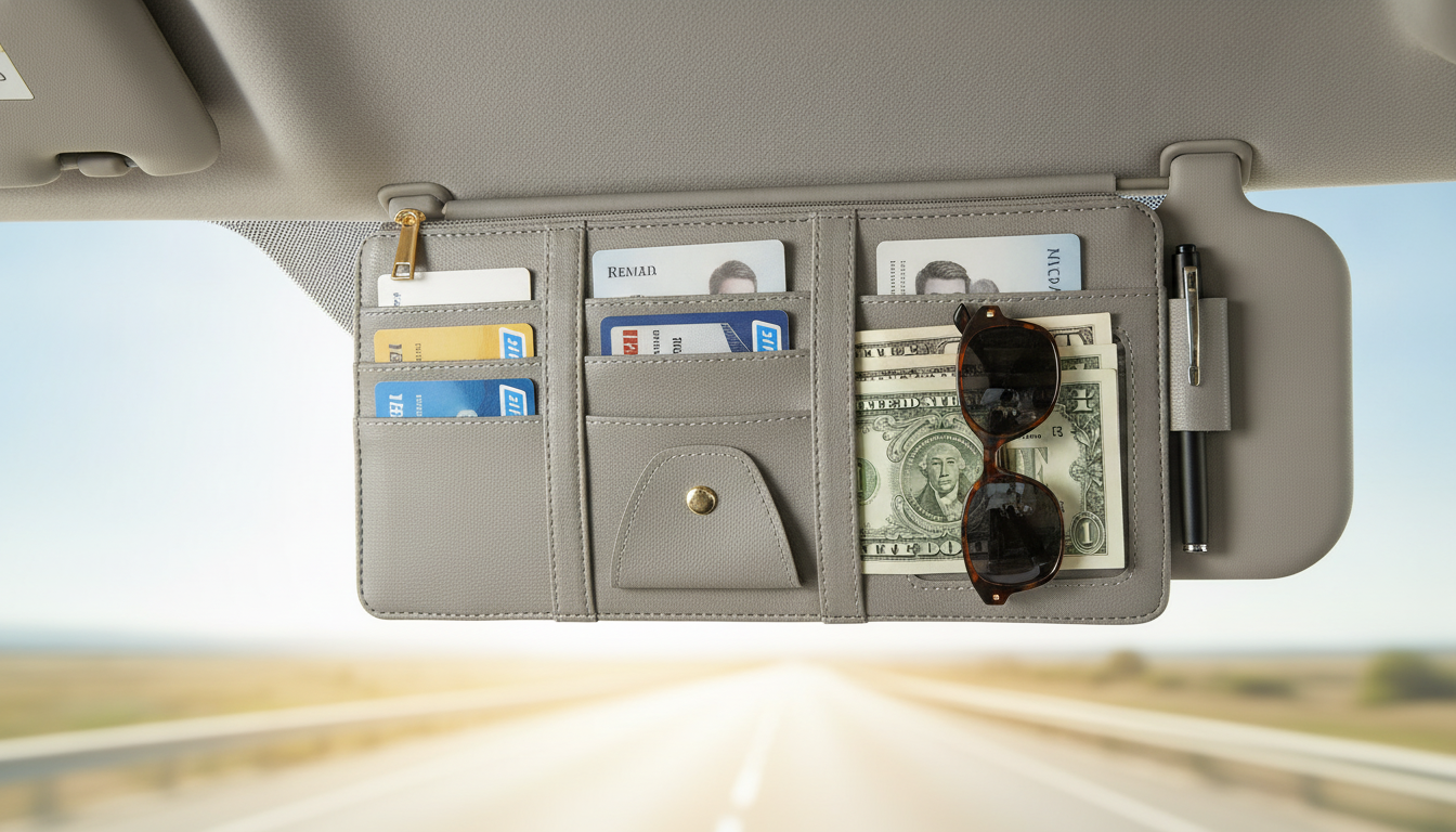 Car Visor Storage Bag: Tidy, Easy-Access Essentials