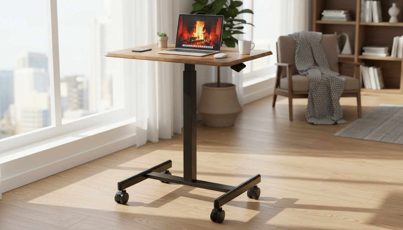 Portable Height-Adjustable Laptop Desk: Comfort Anywhere