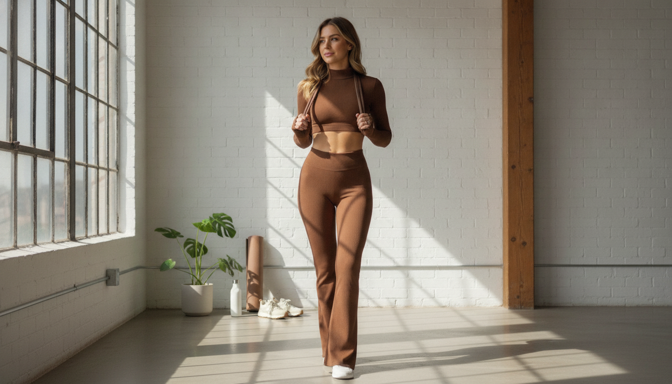 Women’s 2-Piece Yoga Workout Set: Studio-to-Street Fit