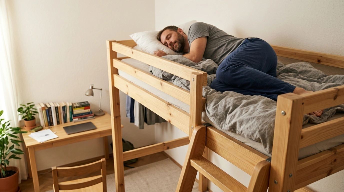 Is a Twin Loft Bed Safe and Comfortable for Adults?