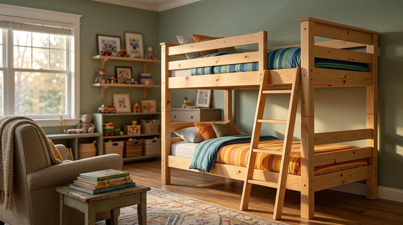 Twin-Over-Twin Bunk Bed Cost: DIY vs. Professional Build