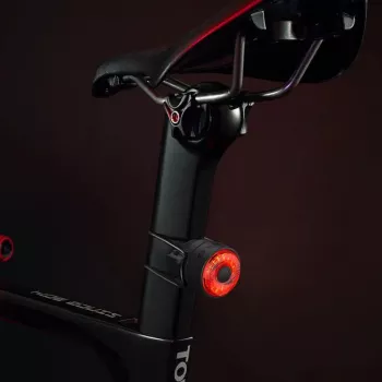 USB-C Brake-Sensing Bike Tail Light for Wet Commutes