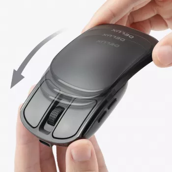 Travel Folding Mouse: Silent Bluetooth + 2.4G Control