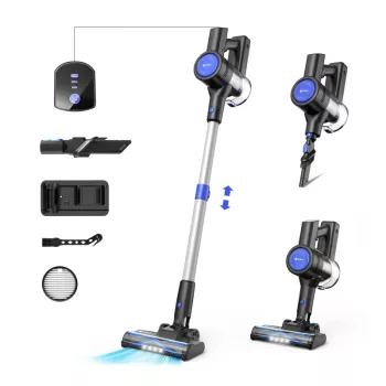 25KPa Cordless Stick Vacuum: Strong Suction for Quick Cleans