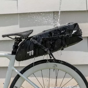 12.5L Waterproof Saddle Bag: Reflective, Rack-Free Storage